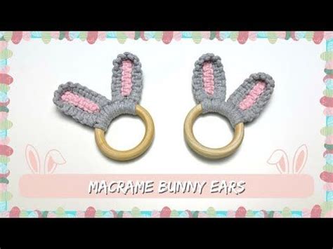 Macrame Bunny Ears Tutorial Easter Decoration Napkin Holder