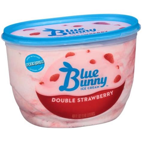 Blue Bunny Premium Double Strawberry Ice Cream 48 Fl Oz Ralphs