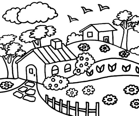 Total Imagem Desenhos Casas Para Colorir Br Thptnganamst Edu Vn