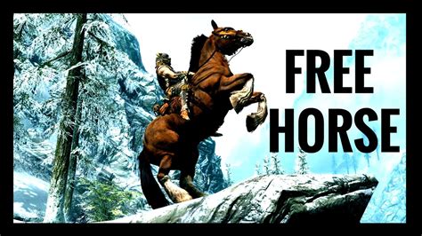 How To Get A Free Horse At Any Level Skyrim Remastered Youtube