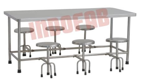 Stainless Steel Canteen Table At Inr In Ahmedabad Indofab