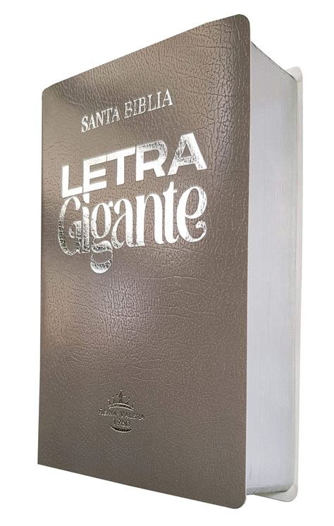 Biblia Rvr Letra Gigante Puntos Concordancia Covertex Gris