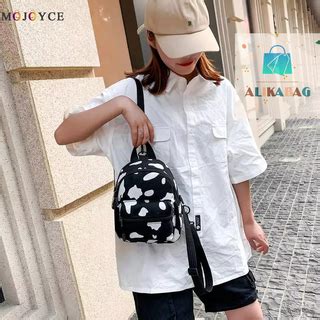 Jual Alika Bag Tas Ransel Perempuan Mini Terbaru Motif Sapi Lucu