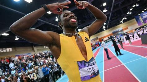 Mondiaux d athlétisme en salle l Américain Noah Lyles en quête dor du