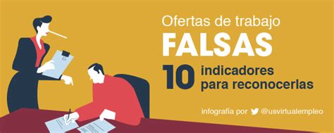 OFERTAS FALSAS DE TRABAJO 10 INDICADORES PARA RECONOCERLAS