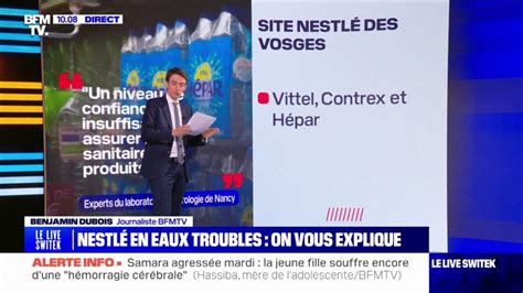 LES ÉCLAIREURS Les eaux minérales de Nestlé contaminées