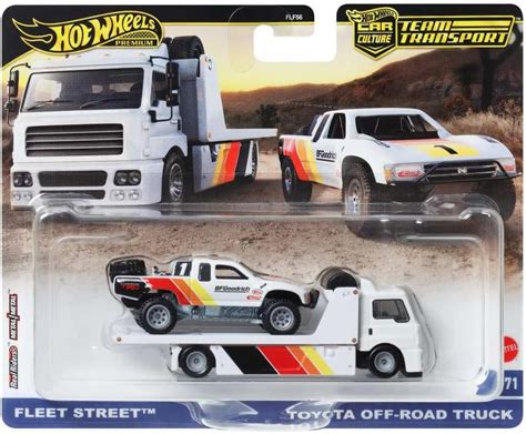 Amazon Hot Wheels Fleet Street Toyota Off Road Truck Team Transport 71 Toys Games
