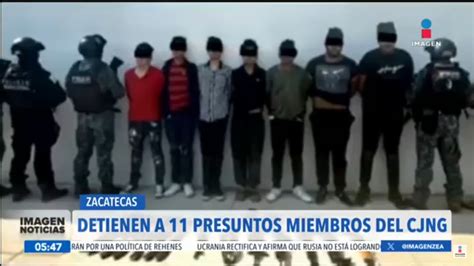 Detienen A Presuntos Miembros Del Cjng En Zacatecas