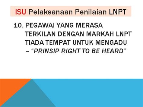 Sistem Penilaian Prestasi Pegawai Perkhidmatan Awam Laporan Nilaian