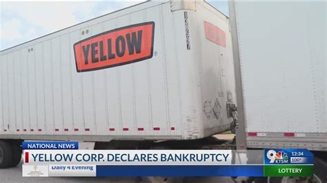 Trucking Giant Yellow Corp Declares Bankruptcy After Years Of