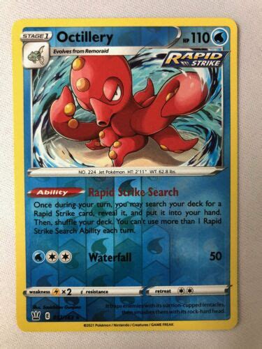 Octillery Pokemon Card