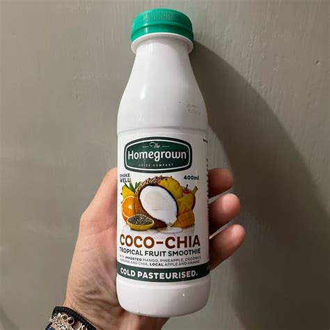 The Homegrown Juice Company Coco Chia Tropical Fruit Smoothie Review