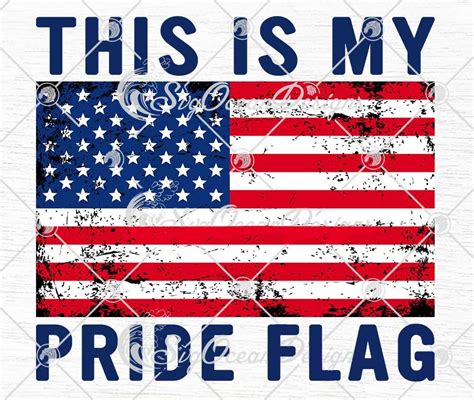 This Is My Pride Flag American Flag Svg 4th Of July Patriotic Etsy