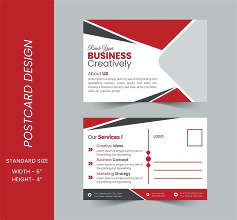 Business Postcard Designcreative And Minimal Template 29102916 Vector