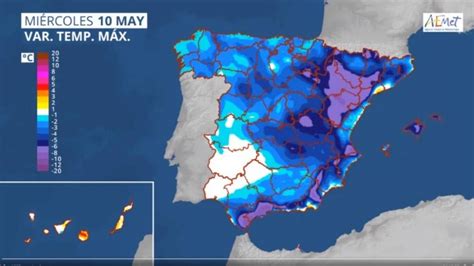 La AEMET Advierte De Un Desplome De Temperaturas En Todas Estas Zonas