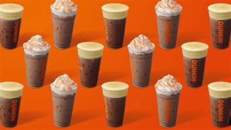 Dunkin Pumpkin Cream Cold Brew And Pumpkin Spice Signature Latte Tv