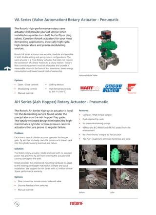 Type K Linear And Rotary Damper Actuators Rotork PDF