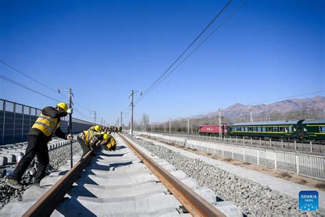 Seguem Em Andamento As Obras Da Ferrovia De Alta Velocidade Baotou