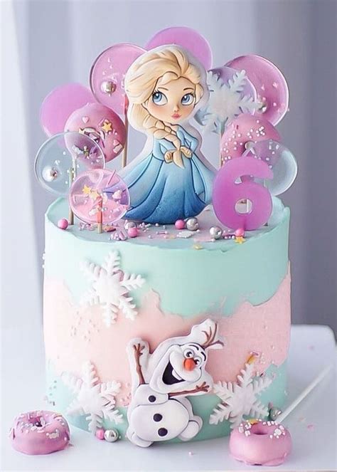 Girly Birthday Cakes Frozen Themed Birthday Cake Frozen Theme Cake