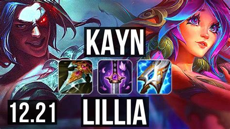 Kayn Vs Lillia Jng 11 Solo Kills 1 9m Mastery Legendary 27 5 10