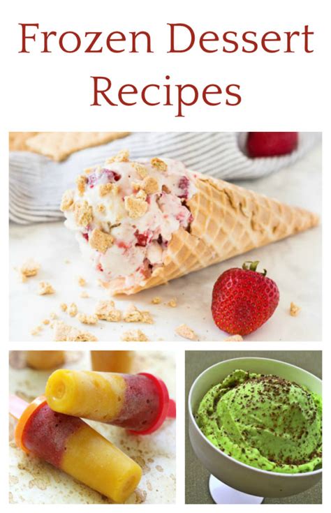 Frozen Dessert Recipes Sugar And Spice Link Party 168 Sugar Spice