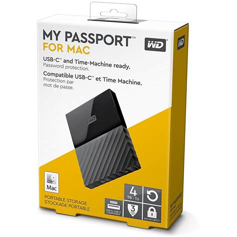 Original Western Digital 4tb My Passport Black Usb 32 Gen 1 Portable Hard Drive Wdbpkj0040bbk