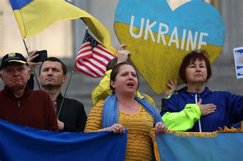 Rally In Support Of Ukraine Draws More Than 100 People To Arkansas Capitol Steps The Arkansas