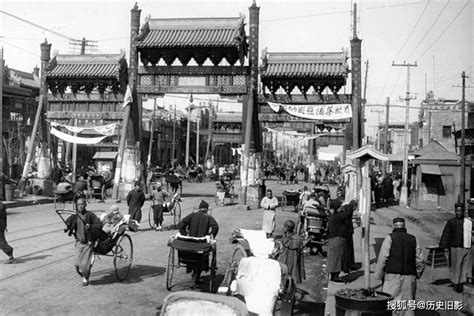 1929年北平风光老照片，北京孔庙、西四牌楼与长城 搜狐大视野 搜狐新闻