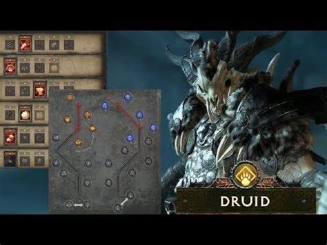 Diablo Druide Comp Tences Arbre De Talent