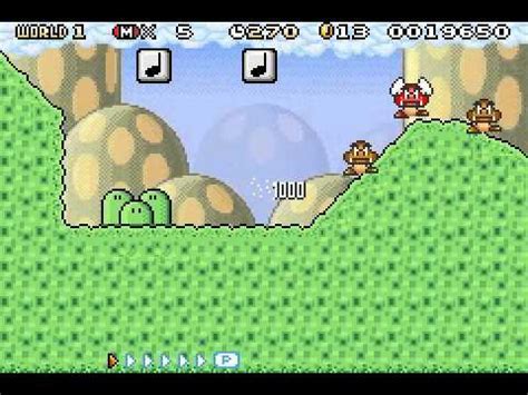 Super Mario Advance World 1 Level 2 YouTube