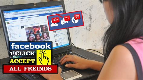 How To Accept All Facebook Friend Request 2017 Easy Method Youtube