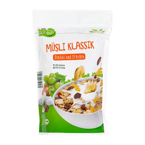 GUT BIO Bio Müsli Klassik günstig bei ALDI Nord