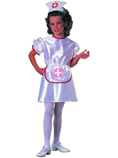 Childs Classic Nurse Costume Girls Small 4 6