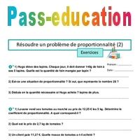 R Soudre Un Probl Me De Proportionnalit Exercices Pour La Me