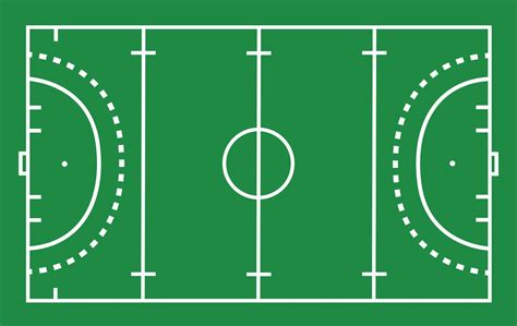 Green Field Hockey Grass Hockey Field With Line Template Field Hockey