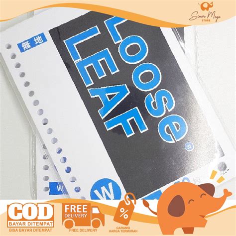 Jual Toyo Loose Leaf Isi Binder Polos B5 50 L 50P Shopee Indonesia