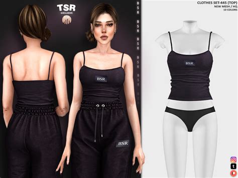 The Sims Resource Clothes Set 445 Top Bd1188