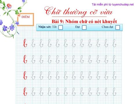 Những Bài Tập Viết Chữ B đúng Chuẩn Cho Trẻ Luyện Viết Chữ đẹp Viết