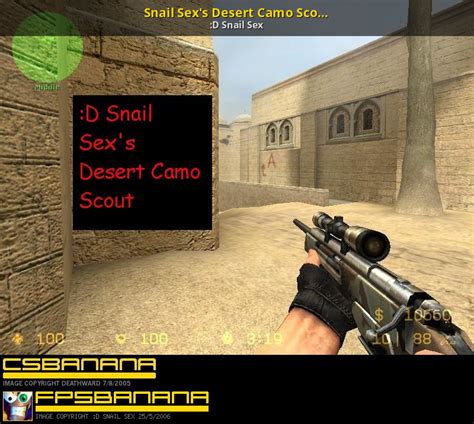 Snail Sexs Desert Camo Scout V10 Counter Strike Source Mods