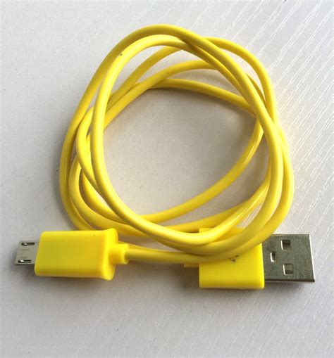 Yellow USB Cable Charger For Logitech Ultimate Ears UE BOOM Bluetooth