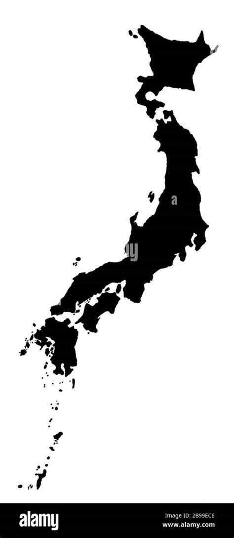 Outline Map Japan Hi Res Stock Photography And Images Alamy