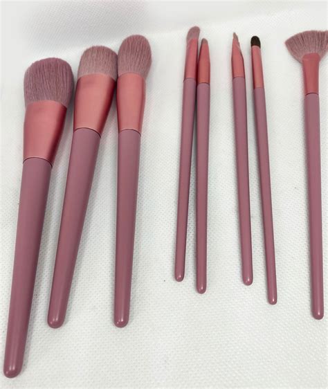 Rosé 8 Piece Makeup Brush Set Etsy