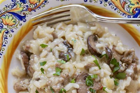 Italian Sausage And Mushroom Risotto How To Make Risotto Christina