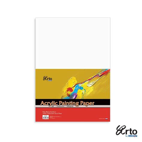 Arto By Campap Acrylic Painting Paper A A Shopee Philippines