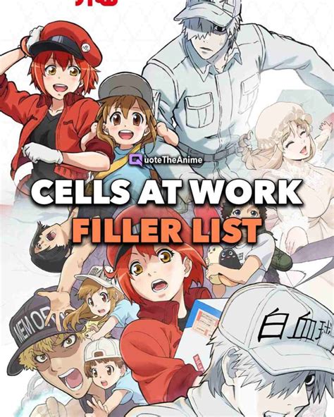 Cells At Work The Filler List Guide That You Need Qta