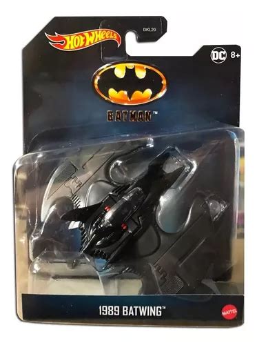 Veh Culo Hot Wheels Batman Batwing Mattel Dkl Color Negro