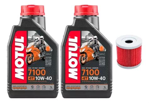 Kit 2l Aceite Y Filtro Para Suzuki Gixxer Sf 250 Motul 10w40 Envío gratis