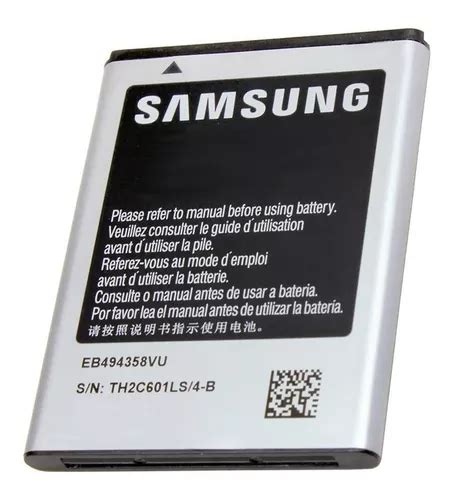 Bateria Original Samsung Galaxy Ace S Apn Eb Vu Cuotas Sin