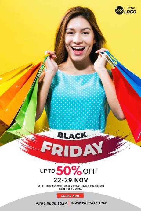 Black Friday Sale Poster Template Postermywall