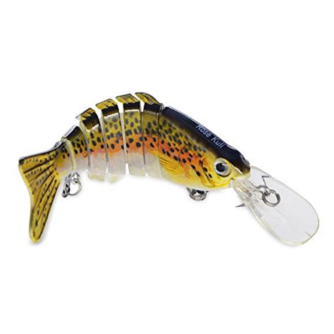 Buy Rose Kuli Fishing Bass Lures Multi Jointed Topwater Life Like Trout